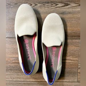 Rothy’s Cream Loafers Size 8